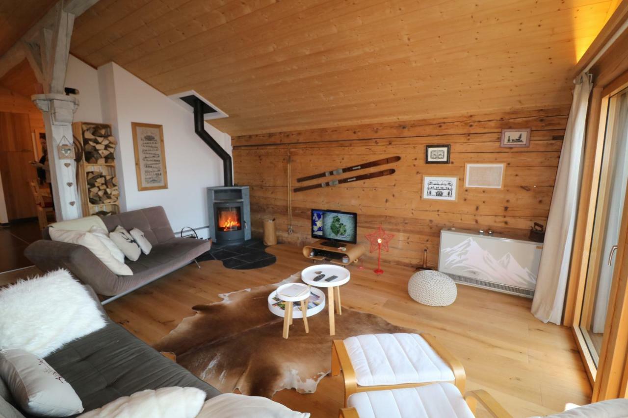Chalet Rouge Coeur Bex Exteriér fotografie
